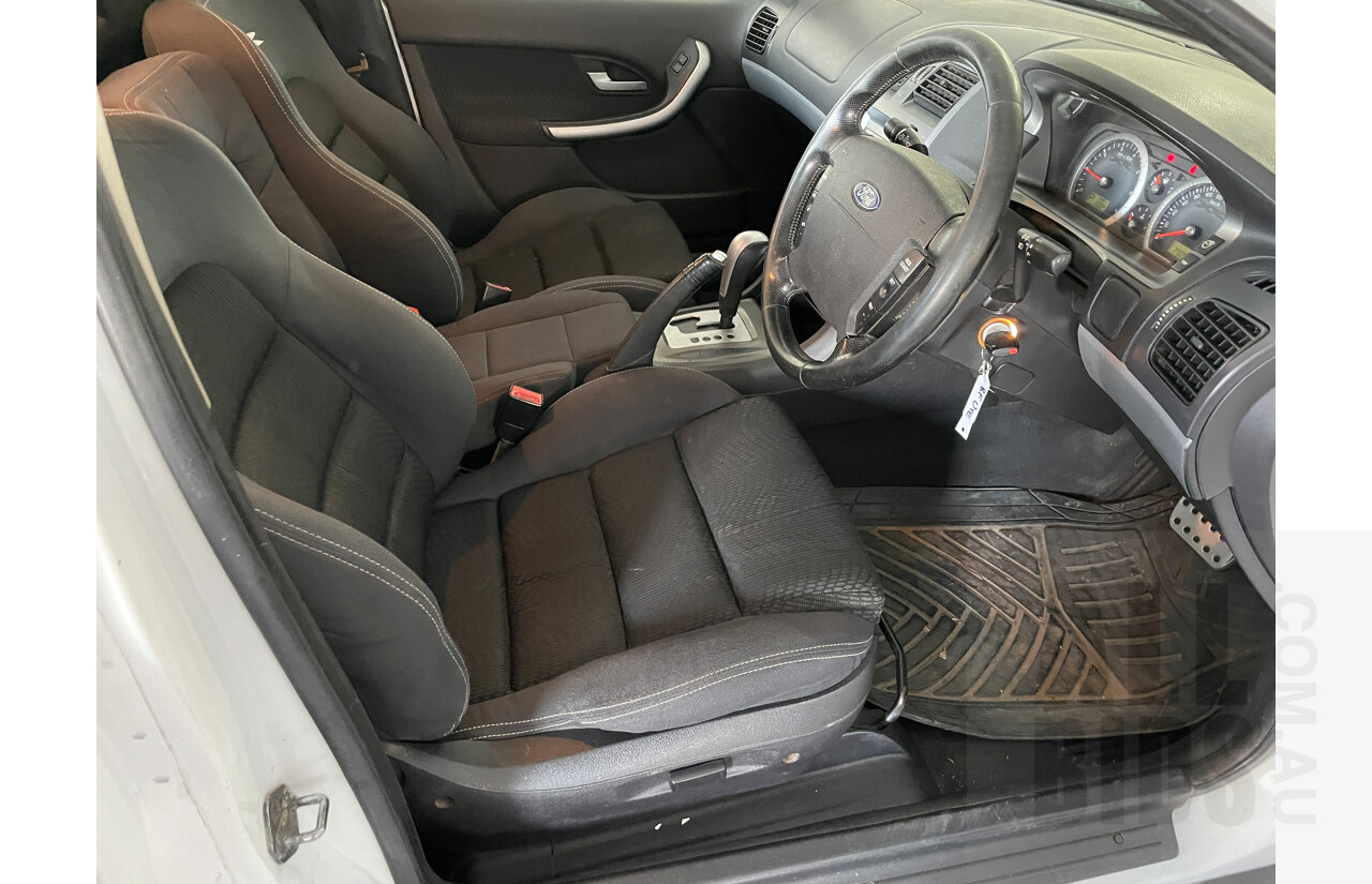 10/2006 Ford Falcon XR6 (lpg) BF MKII C/Chas White 4.0L