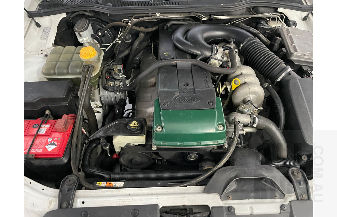 10/2006 Ford Falcon XR6 (lpg) BF MKII C/Chas White 4.0L