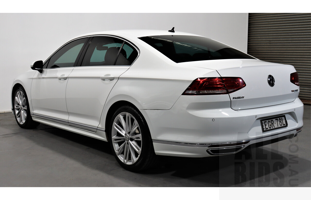 4/2016 Volkswagen Passat 118 TSI R-line 3C MY15 4d Sedan White 1.8L