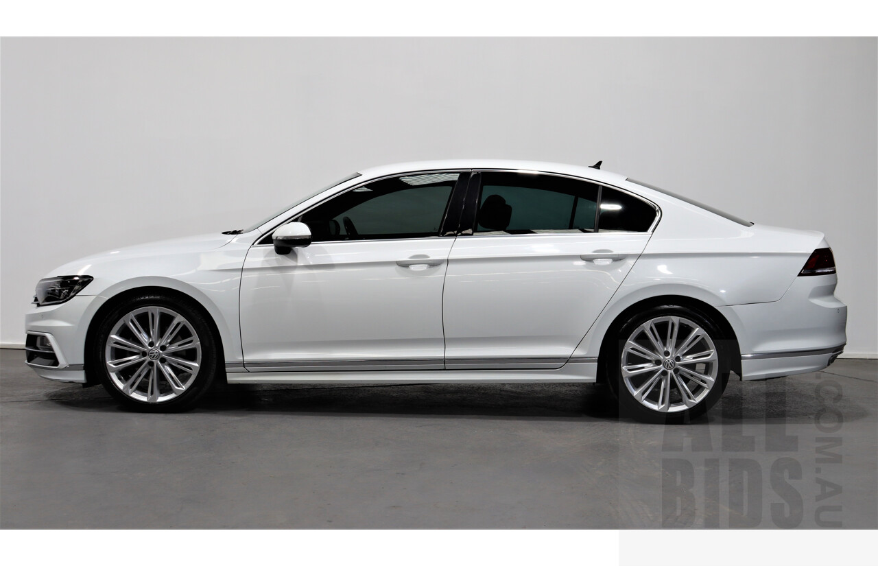 4/2016 Volkswagen Passat 118 TSI R-line 3C MY15 4d Sedan White 1.8L