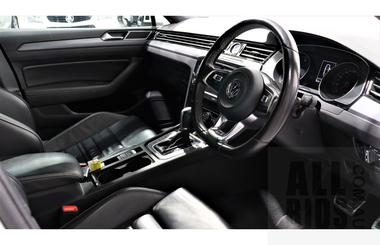 4/2016 Volkswagen Passat 118 TSI R-line 3C MY15 4d Sedan White 1.8L