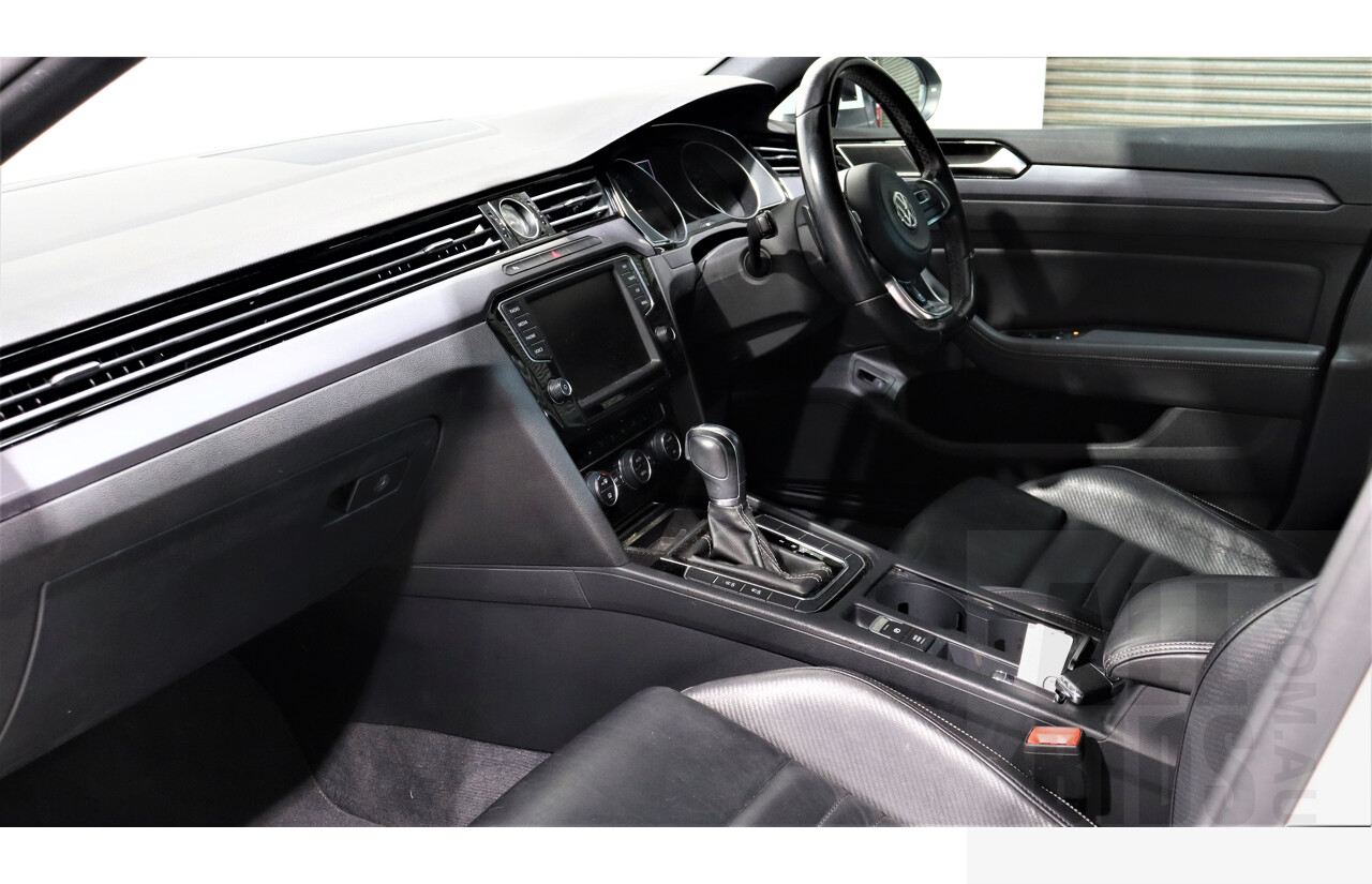 4/2016 Volkswagen Passat 118 TSI R-line 3C MY15 4d Sedan White 1.8L