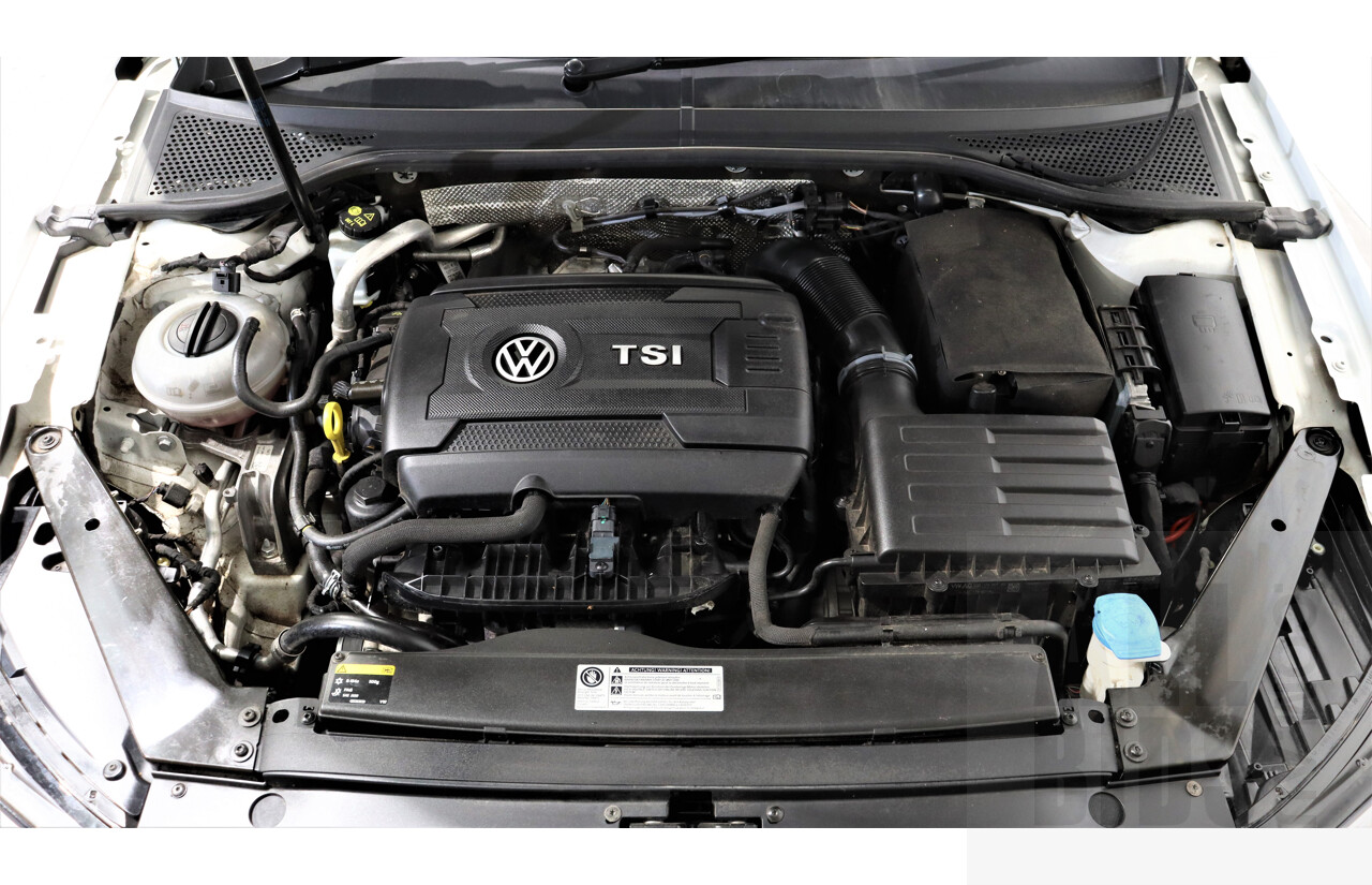 4/2016 Volkswagen Passat 118 TSI R-line 3C MY15 4d Sedan White 1.8L