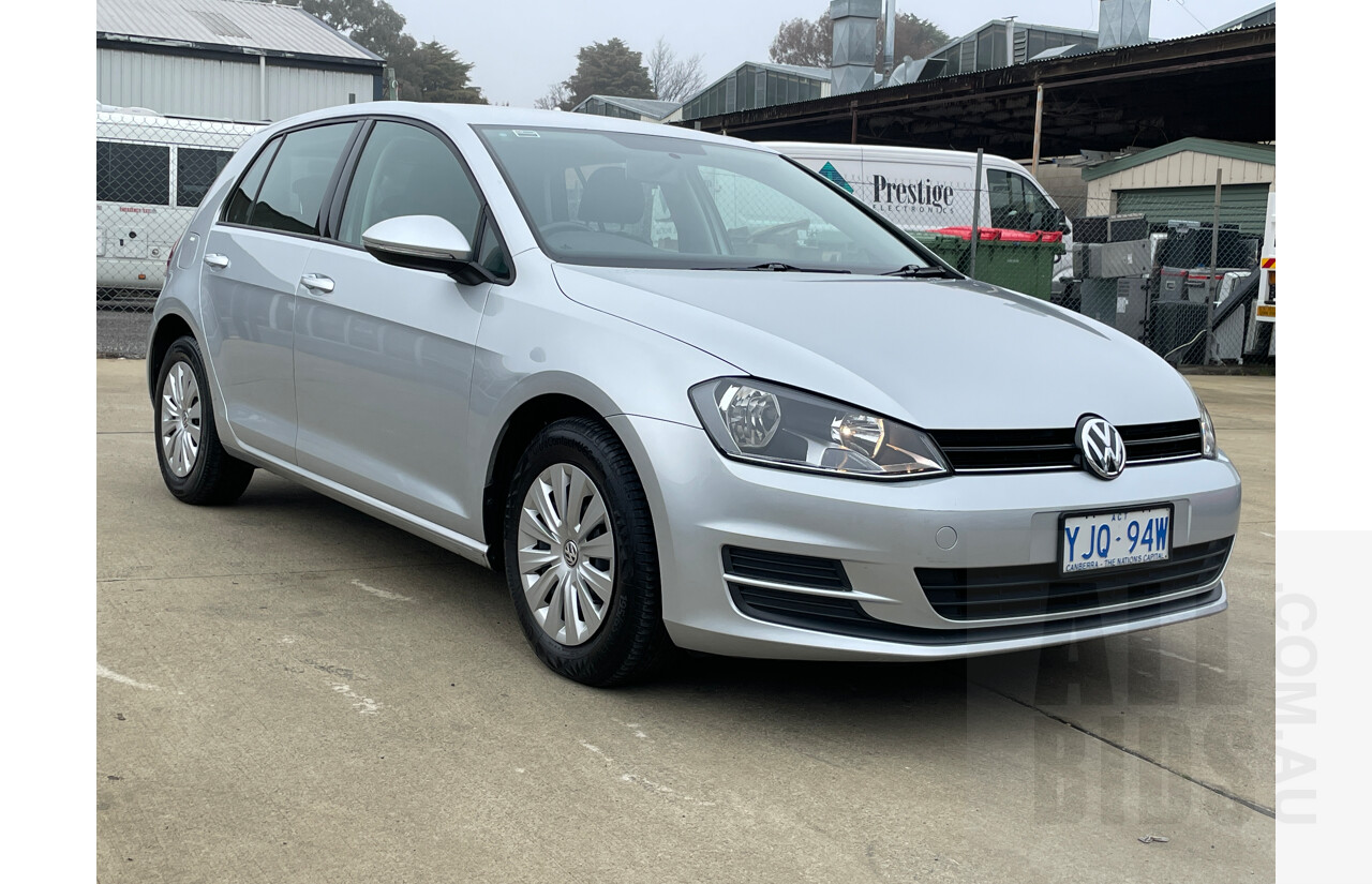 4/2013 Volkswagen Golf 90 TSI AU 5d Hatchback Silver 1.4L