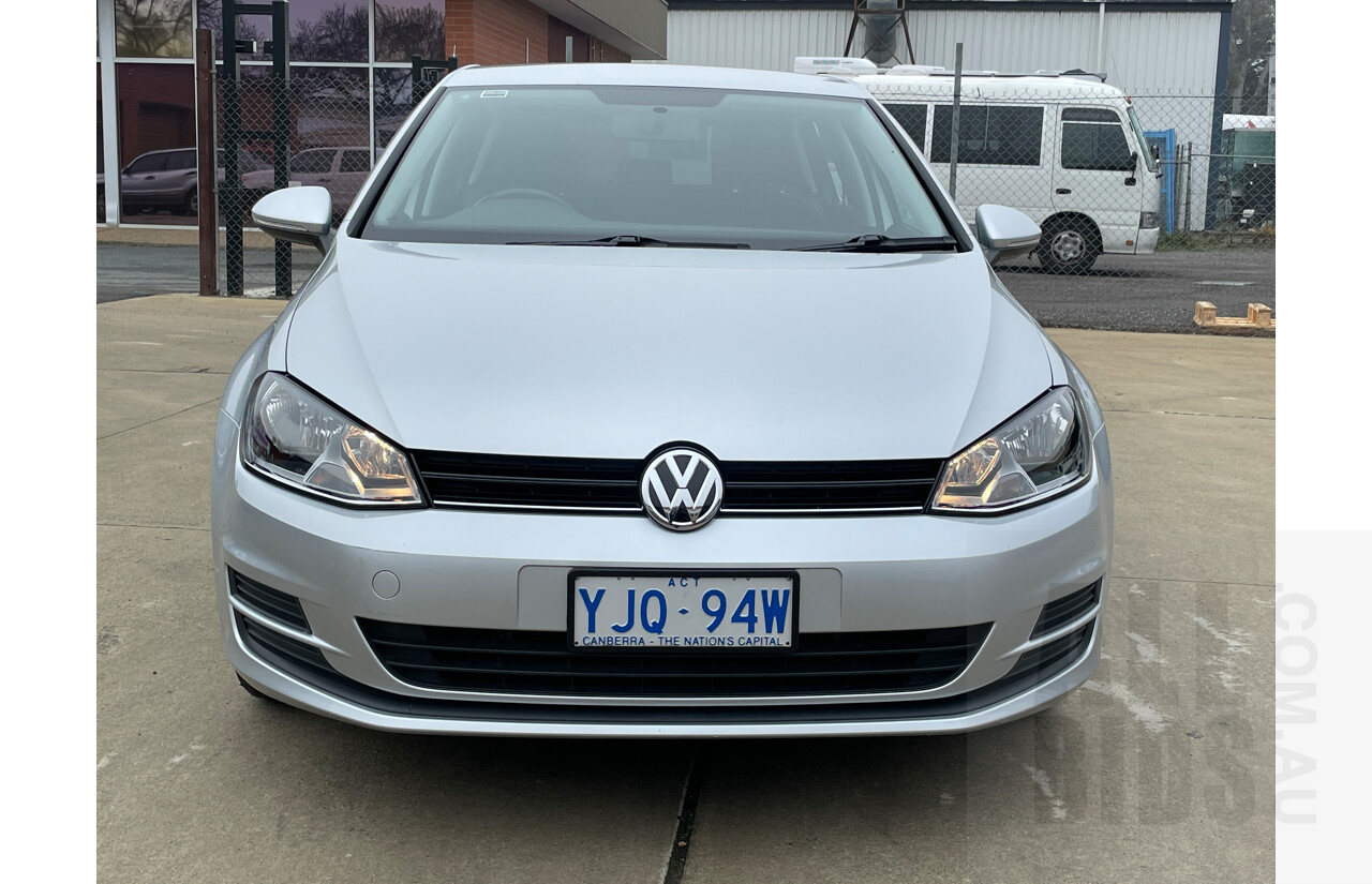 4/2013 Volkswagen Golf 90 TSI AU 5d Hatchback Silver 1.4L