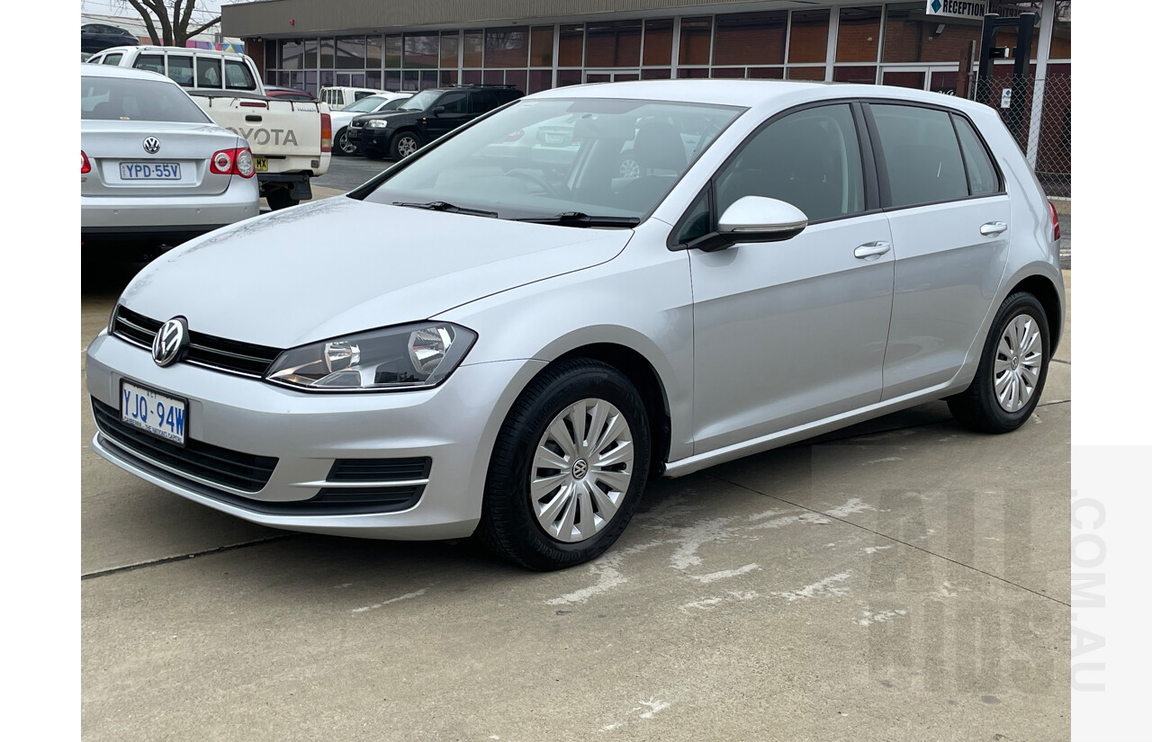 4/2013 Volkswagen Golf 90 TSI AU 5d Hatchback Silver 1.4L