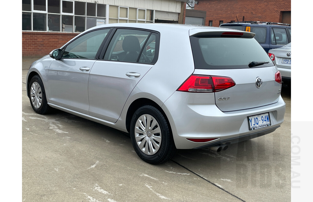 4/2013 Volkswagen Golf 90 TSI AU 5d Hatchback Silver 1.4L