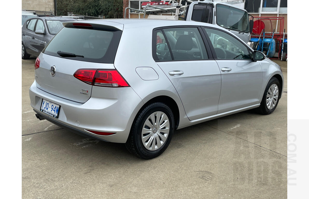 4/2013 Volkswagen Golf 90 TSI AU 5d Hatchback Silver 1.4L