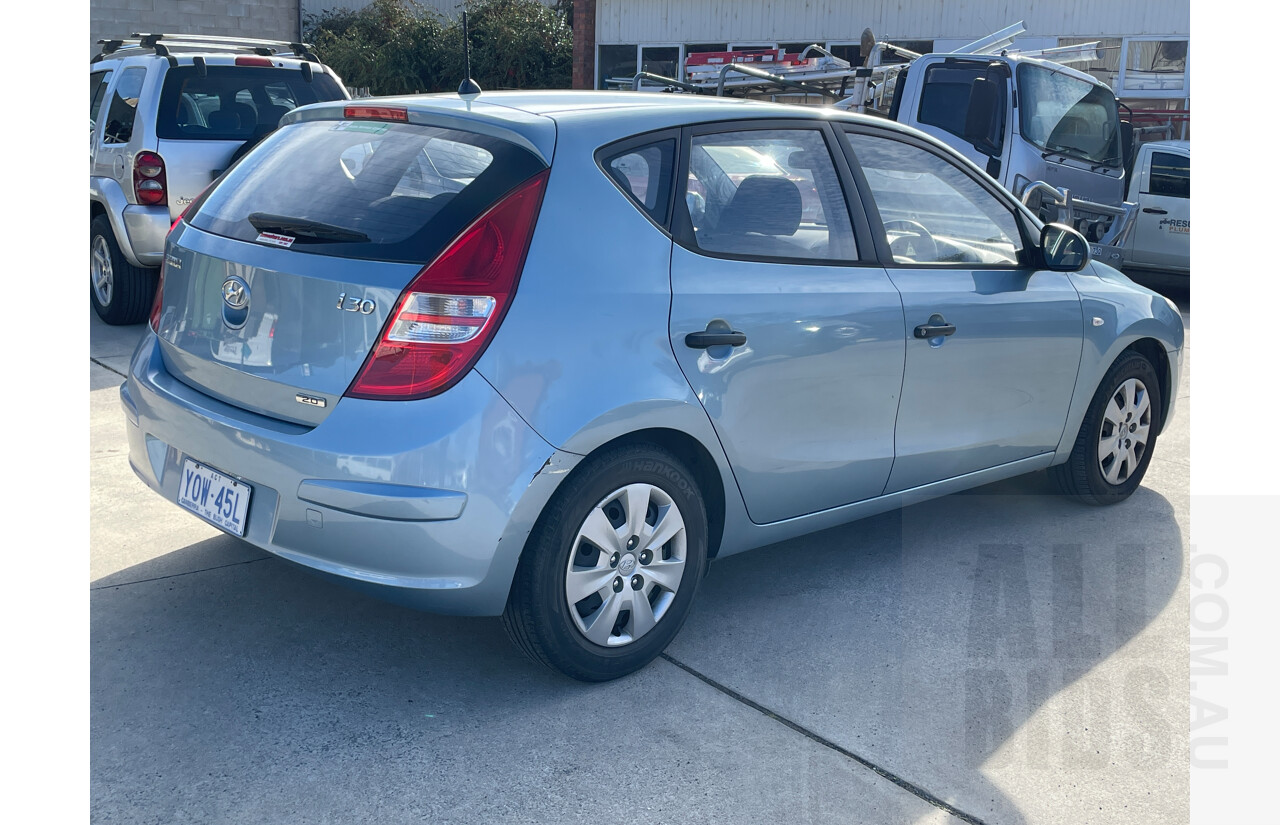 5/2010 Hyundai i30 SX FD MY10 5d Hatchback Blue 2.0L
