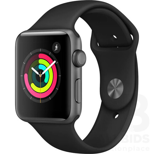 Apple (MTF32X/A) Watch Series 3 42mm Space Grey Aluminium Case GPS - ORP $349.99
