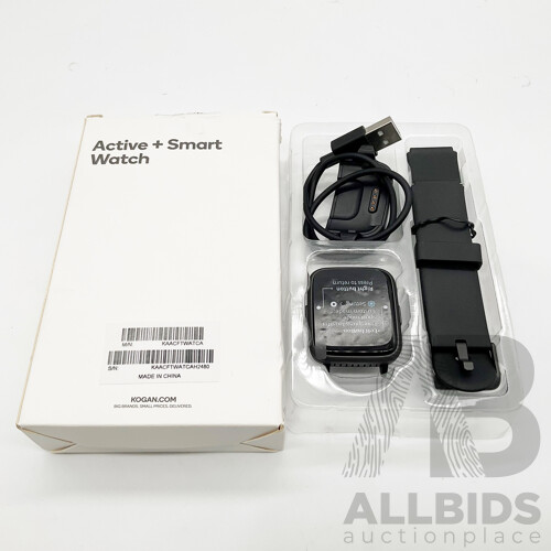 Kogan (KAACFTWATCA) Active + Smartwatch - ORP $49.99