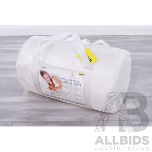 Kirkton House Queen Size Memory Foam Mattress Topper