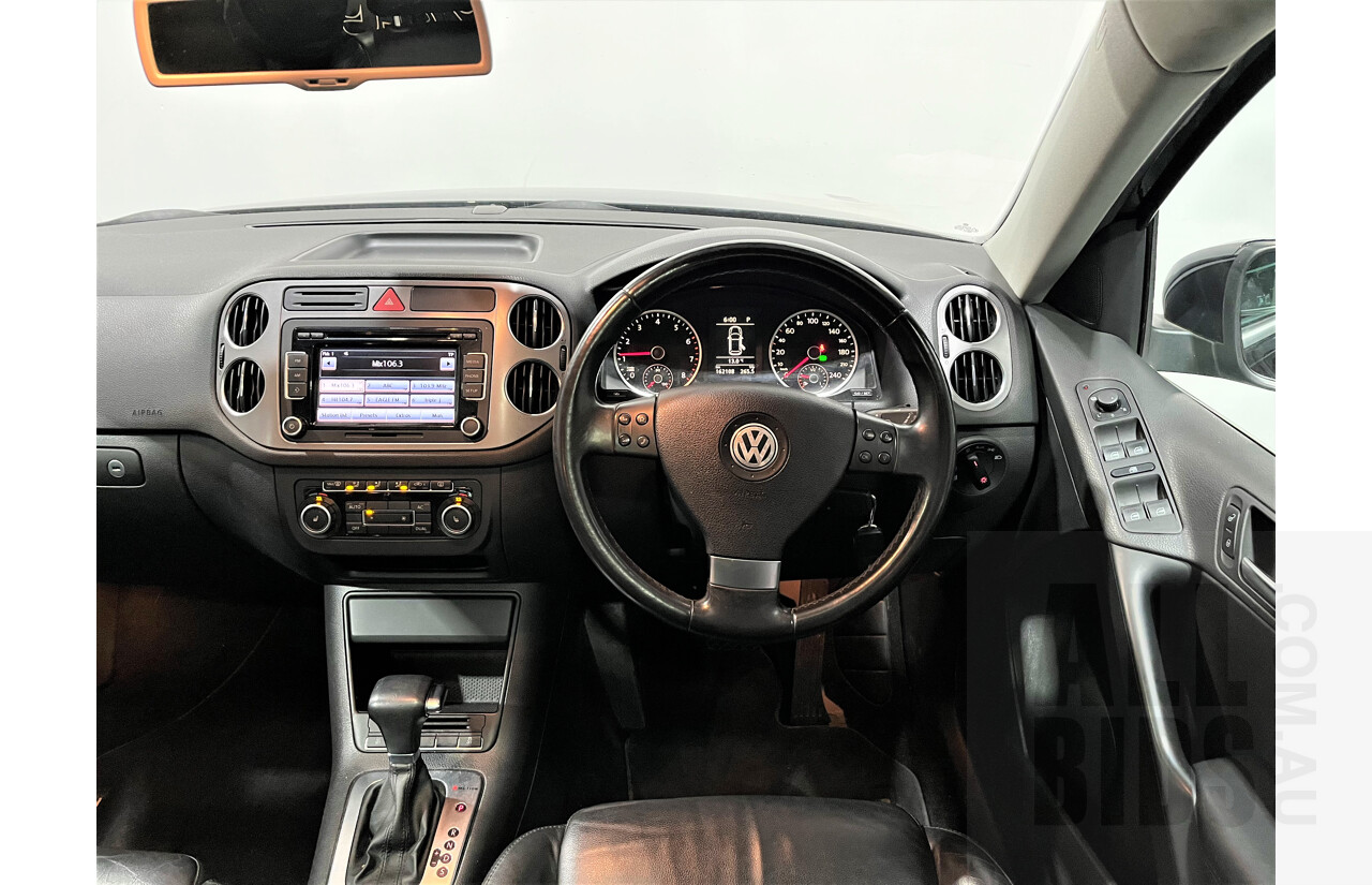 2/2010 Volkswagen Tiguan TSI 5NC 4d Wagon Black 2.0L Turbo