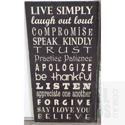 Block Mounted Prints - Lot of Two