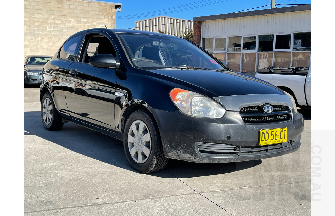 5/2007 Hyundai Accent 1.6 MC 3d Hatchback Black 1.6L