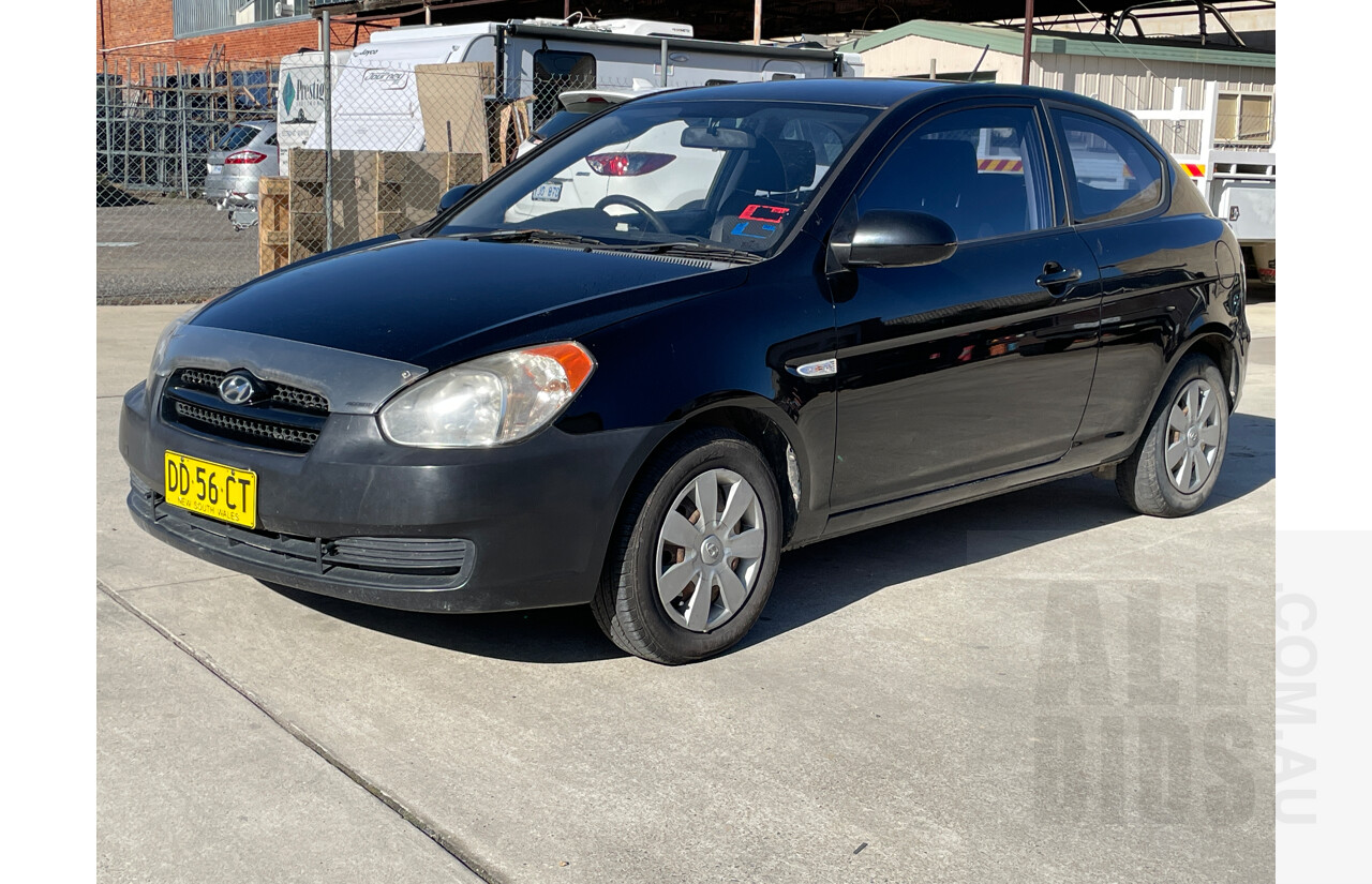 5/2007 Hyundai Accent 1.6 MC 3d Hatchback Black 1.6L