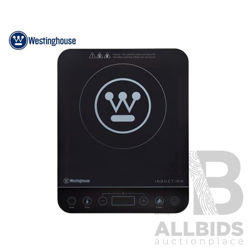 Westinghouse (WHIC01K) 2000W Induction Cooktop/Hot Plate - ORP $99.00