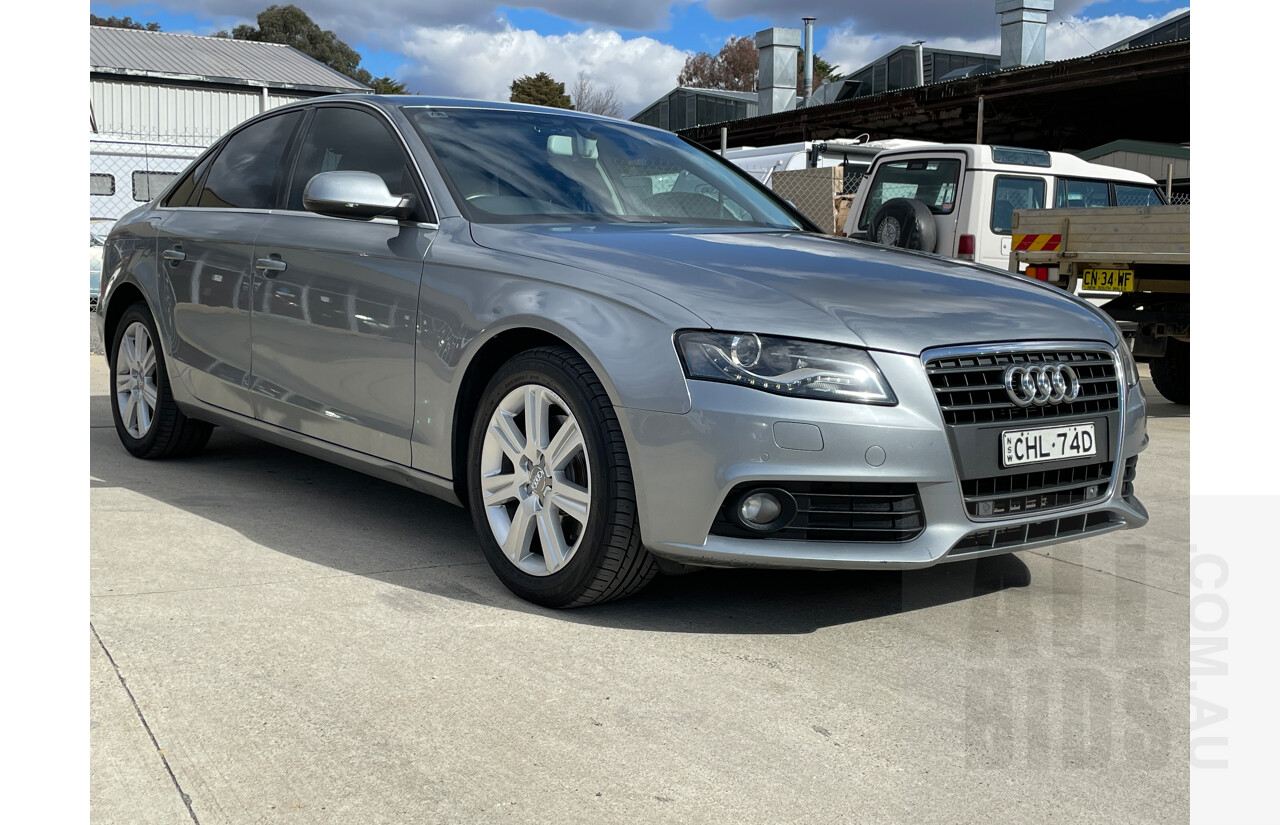 3/2012 Audi A4 2.0 TFSI B8 (8K) MY12 4d Sedan Grey 2.0L