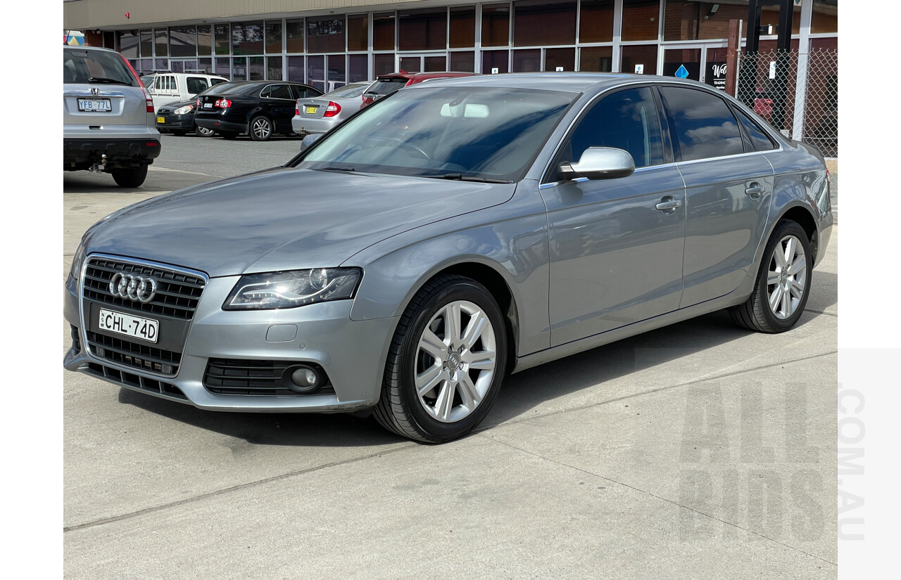 3/2012 Audi A4 2.0 TFSI B8 (8K) MY12 4d Sedan Grey 2.0L