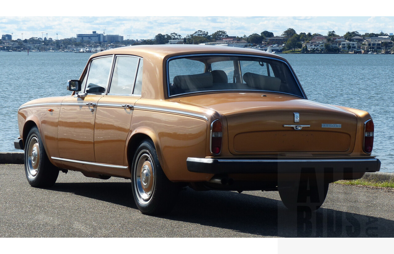 2/1979 Rolls-Royce Silver Shadow II 4d Saloon Gold 6.8L V8