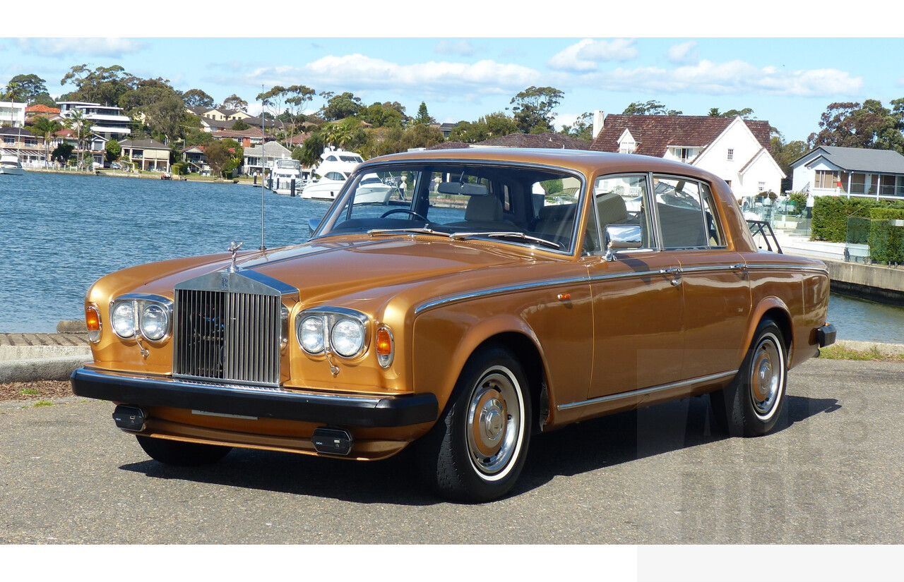 2/1979 Rolls-Royce Silver Shadow II 4d Saloon Gold 6.8L V8
