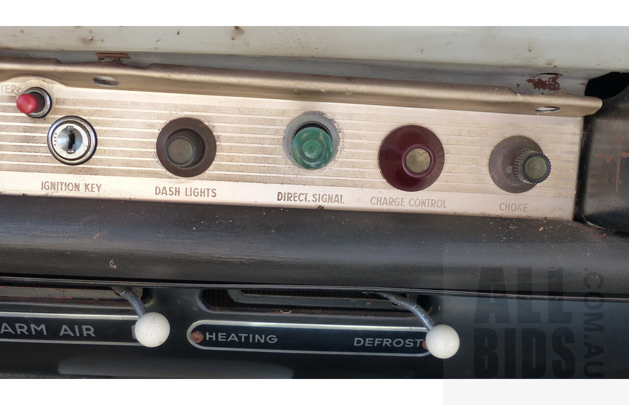 1958-1962 Citroen ID-19 4d Sedan White 2.0L - Very Rare Australian-Built Model