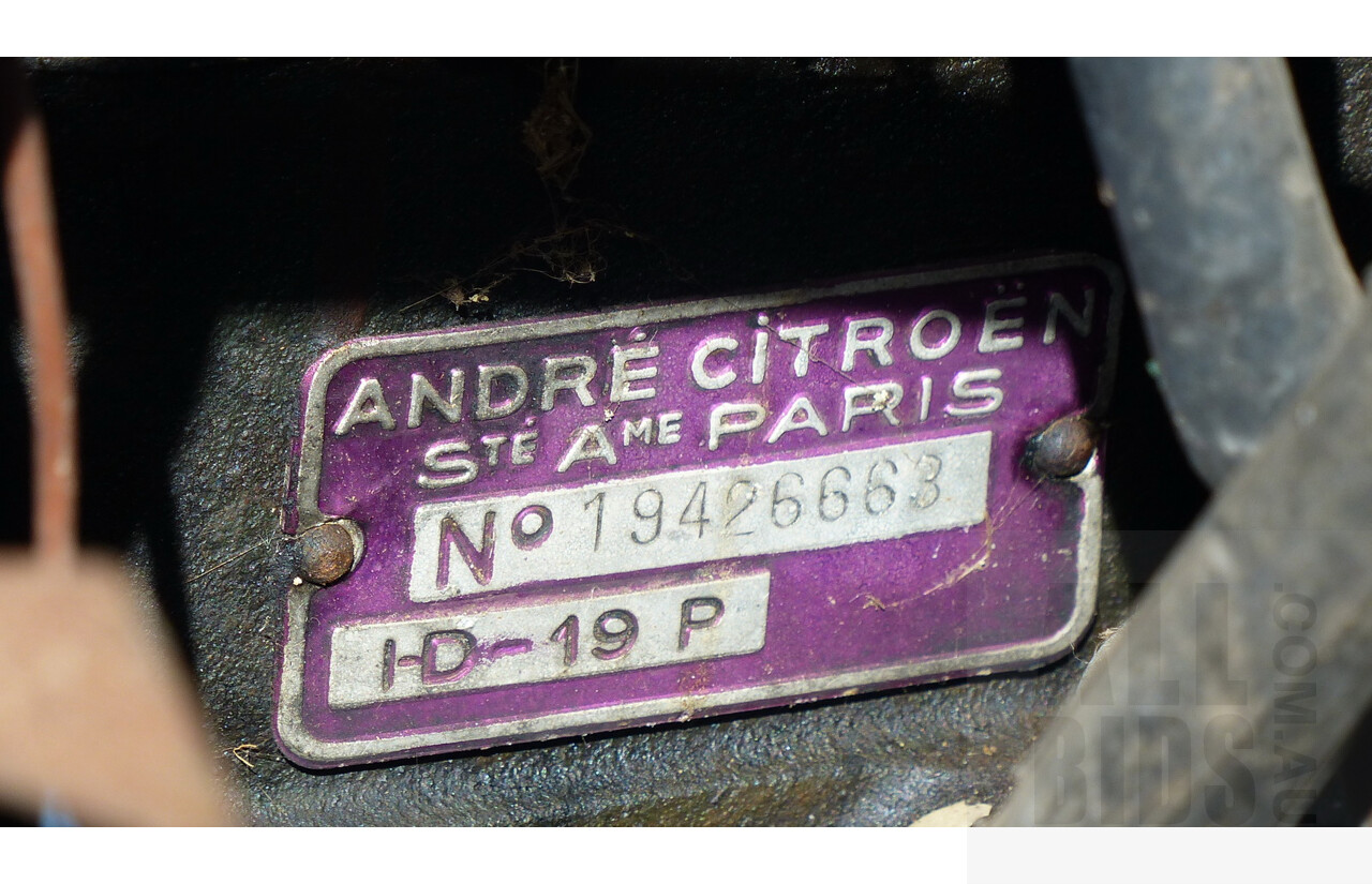 1958-1962 Citroen ID-19 4d Sedan White 2.0L - Very Rare Australian-Built Model