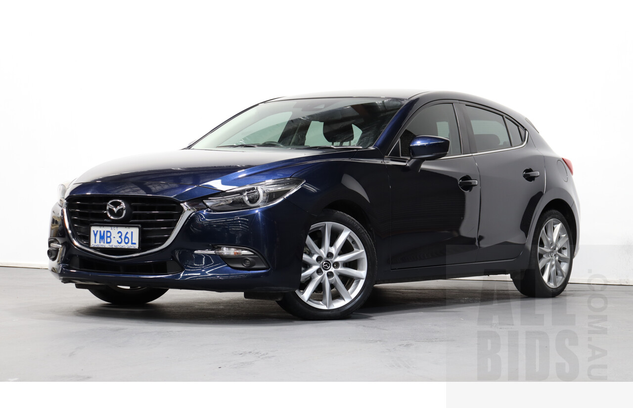 6/2017 Mazda 3 SP25 GT BM 5d Hatchback Blue 2.5L
