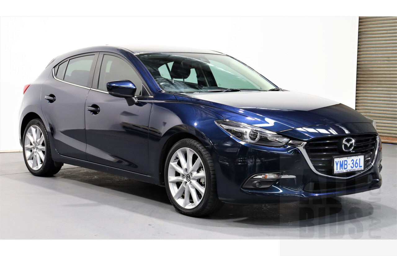 6/2017 Mazda 3 SP25 GT BM 5d Hatchback Blue 2.5L