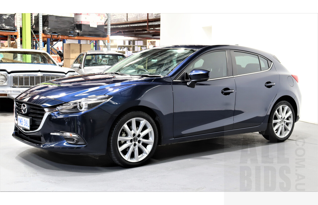 6/2017 Mazda 3 SP25 GT BM 5d Hatchback Blue 2.5L