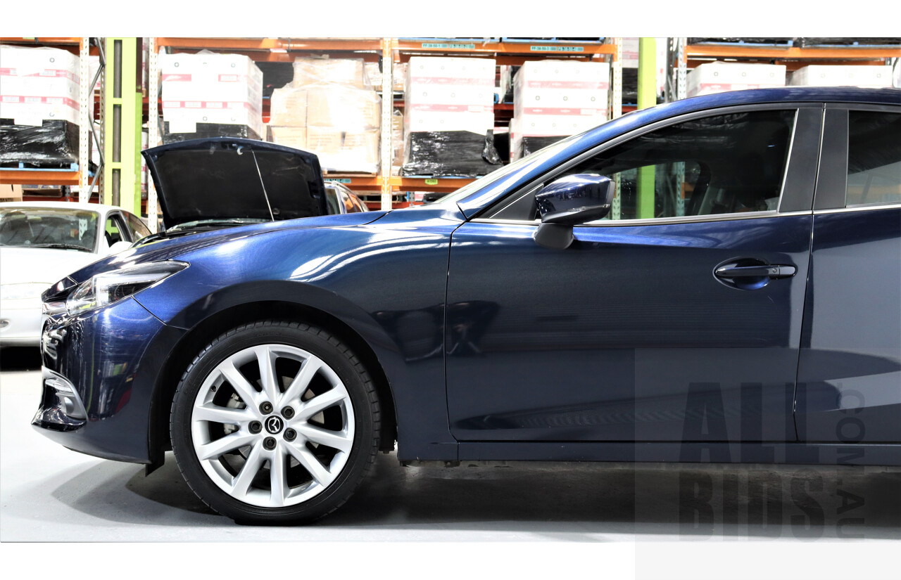 6/2017 Mazda 3 SP25 GT BM 5d Hatchback Blue 2.5L