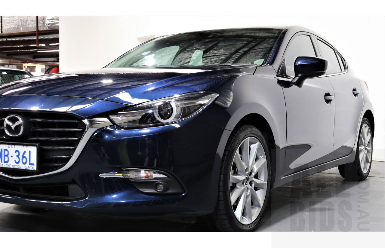 6/2017 Mazda 3 SP25 GT BM 5d Hatchback Blue 2.5L