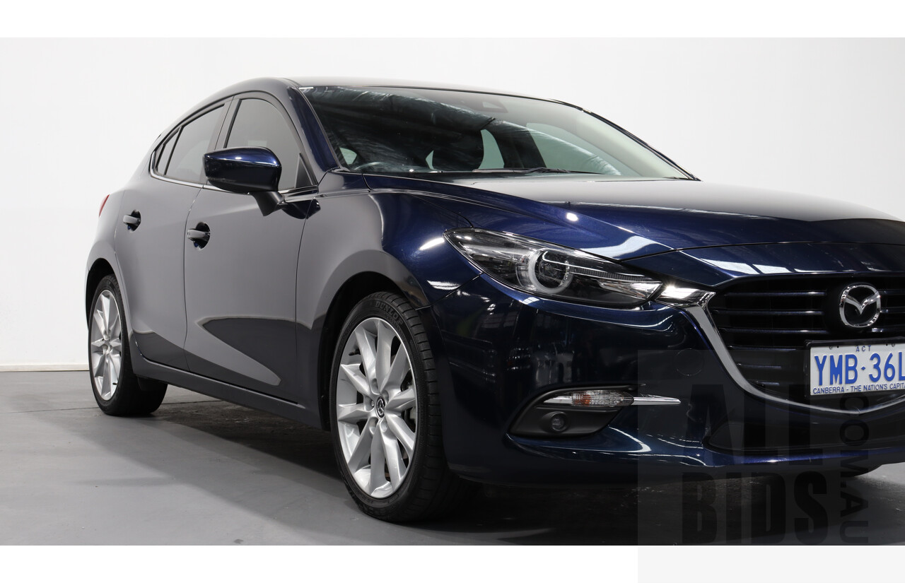 6/2017 Mazda 3 SP25 GT BM 5d Hatchback Blue 2.5L