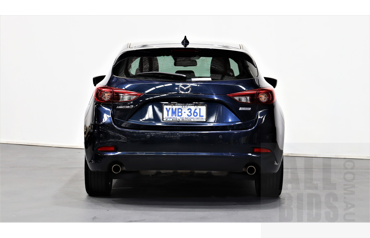 6/2017 Mazda 3 SP25 GT BM 5d Hatchback Blue 2.5L