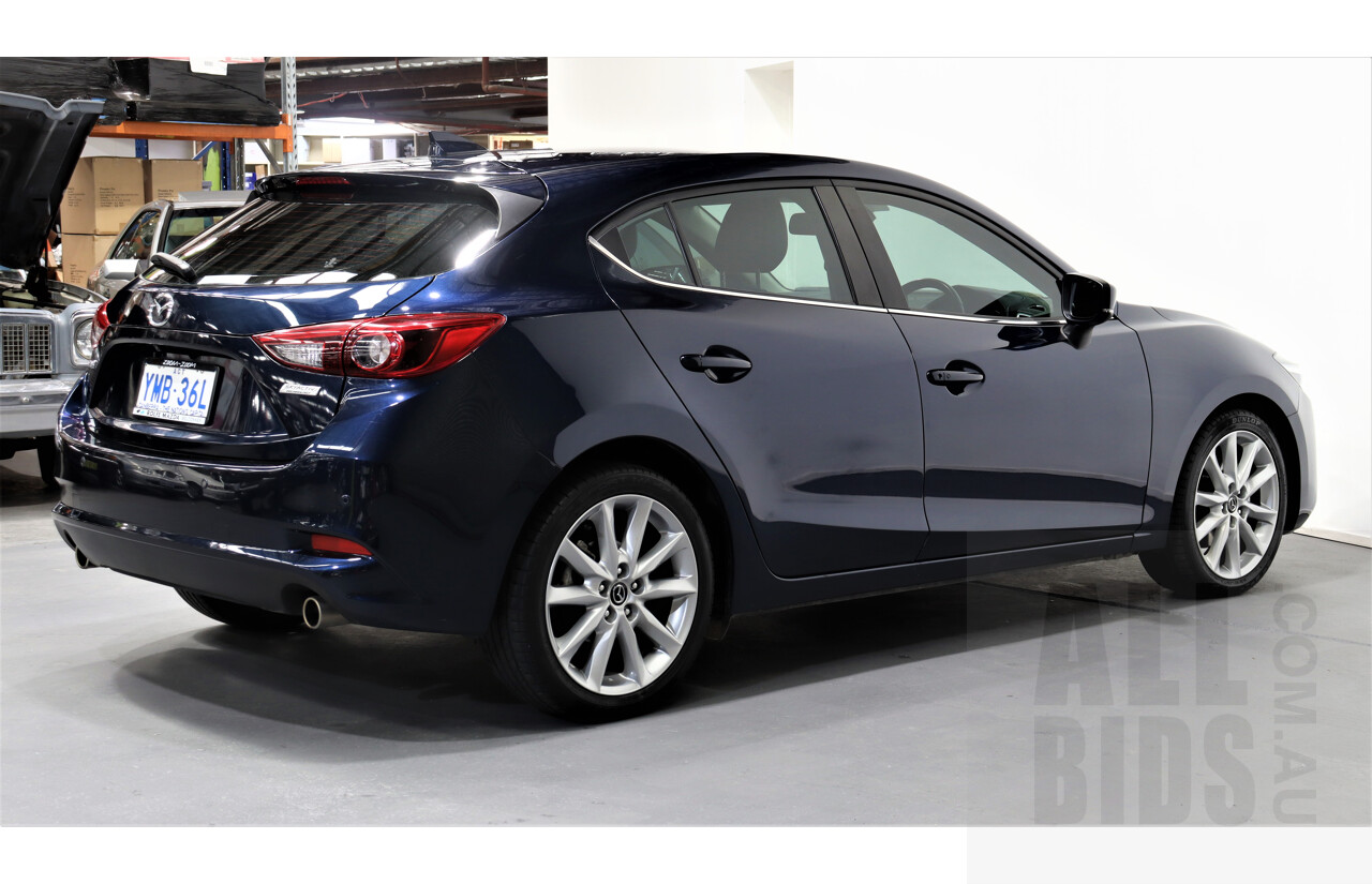6/2017 Mazda 3 SP25 GT BM 5d Hatchback Blue 2.5L