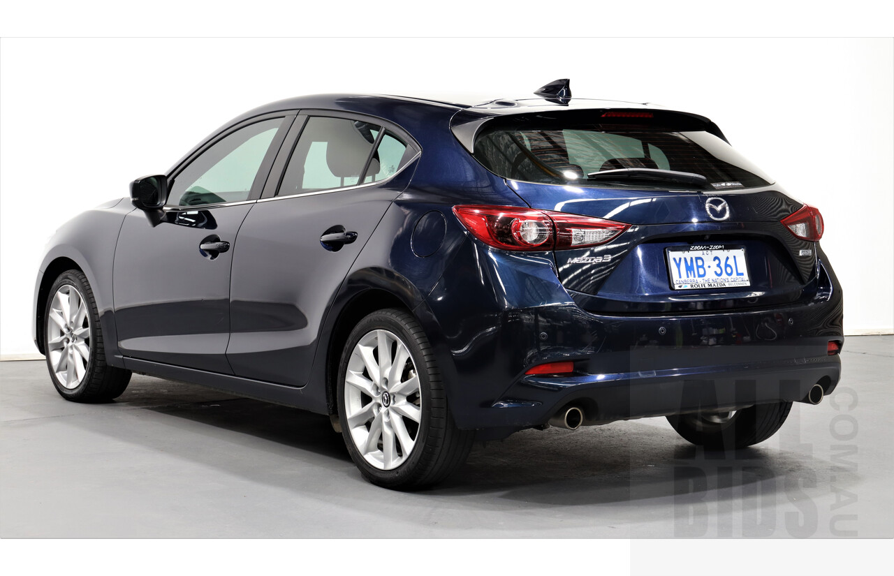 6/2017 Mazda 3 SP25 GT BM 5d Hatchback Blue 2.5L