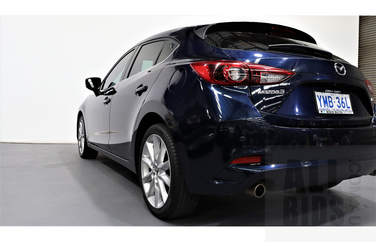 6/2017 Mazda 3 SP25 GT BM 5d Hatchback Blue 2.5L