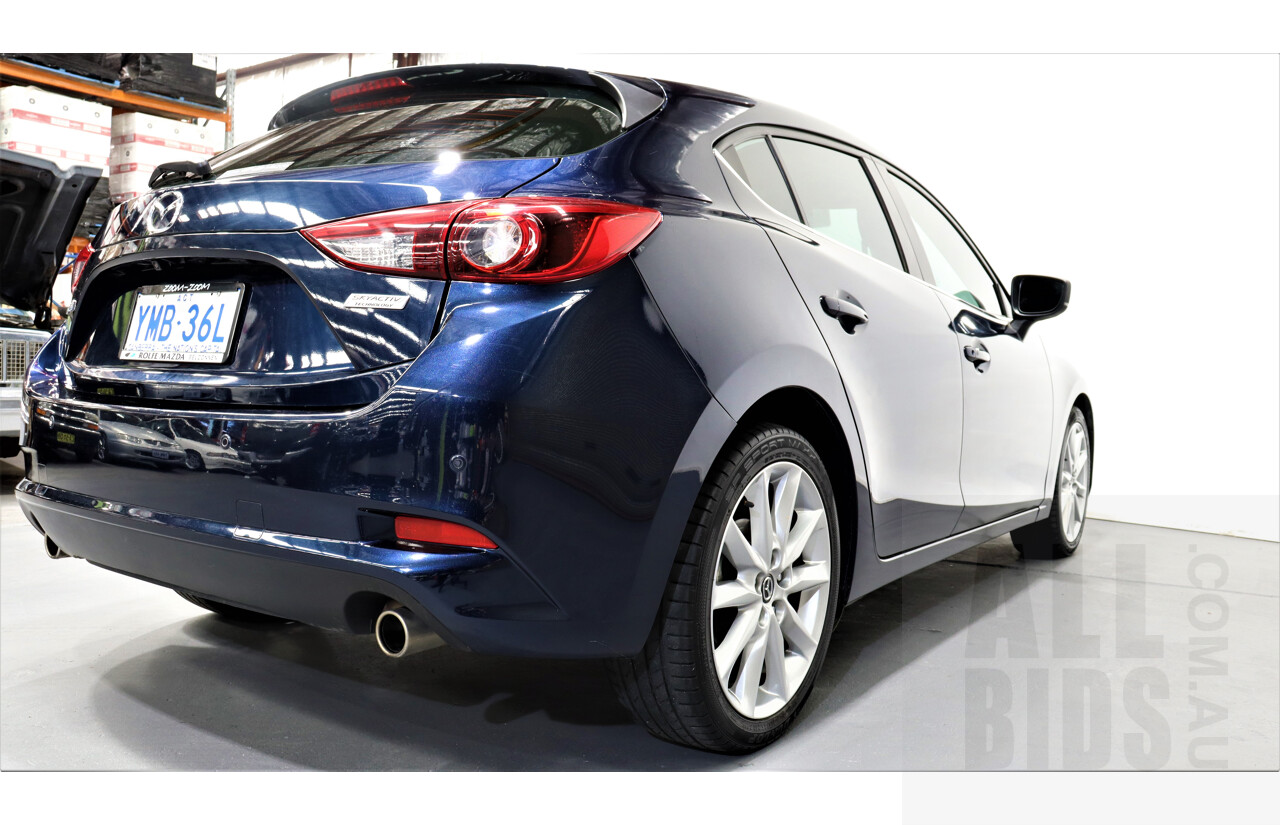 6/2017 Mazda 3 SP25 GT BM 5d Hatchback Blue 2.5L