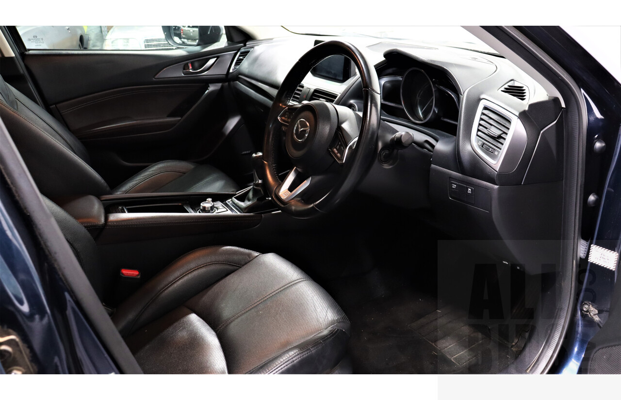 6/2017 Mazda 3 SP25 GT BM 5d Hatchback Blue 2.5L