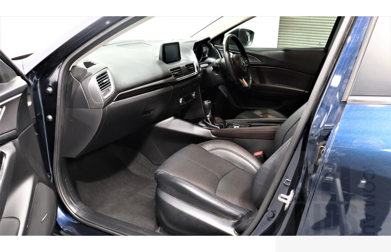 6/2017 Mazda 3 SP25 GT BM 5d Hatchback Blue 2.5L