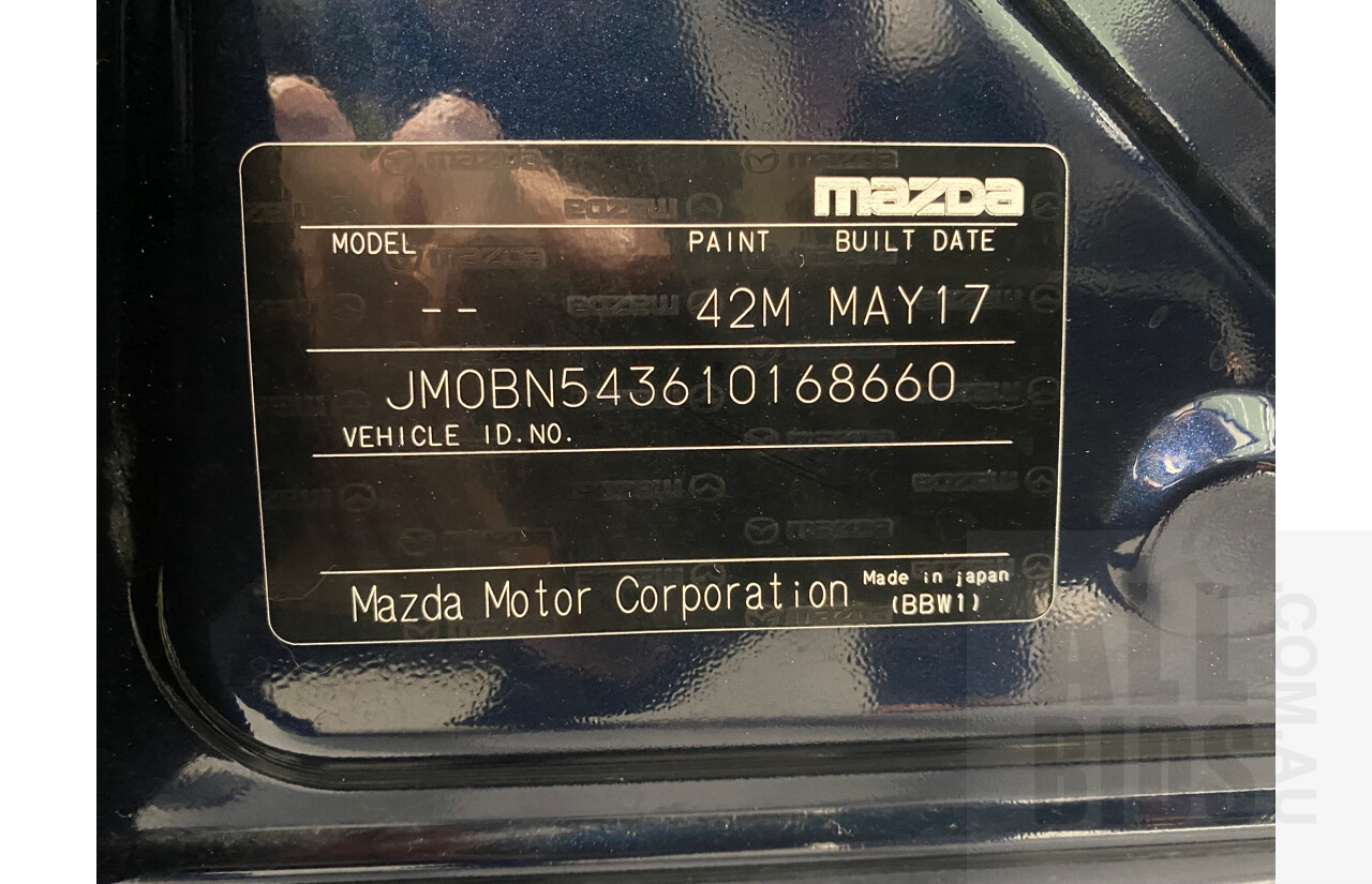 6/2017 Mazda 3 SP25 GT BM 5d Hatchback Blue 2.5L