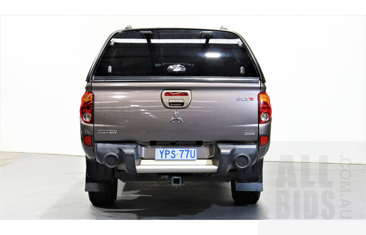 2/2013 Mitsubishi Triton Glx-R (4x4) MN MY13 Double Cab Utility Grey 2.5L
