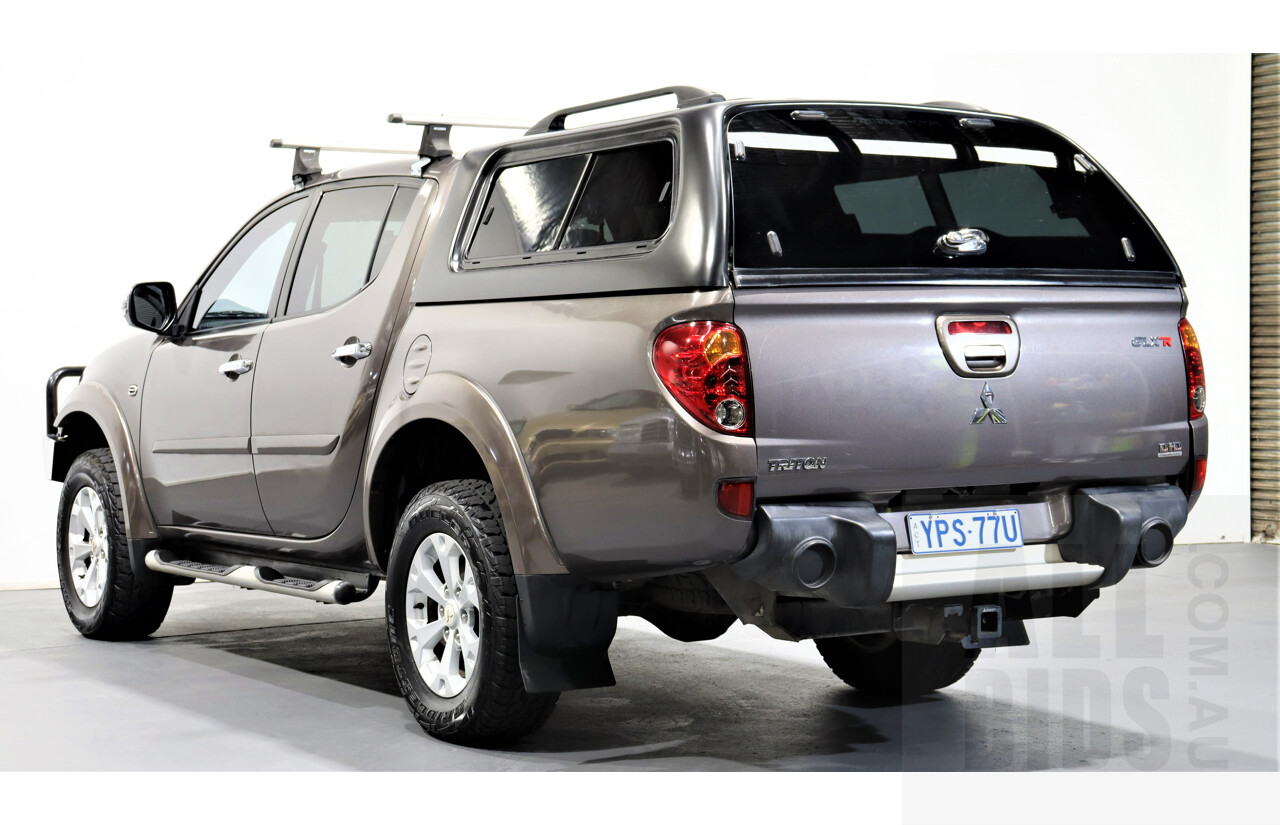 2/2013 Mitsubishi Triton Glx-R (4x4) MN MY13 Double Cab Utility Grey 2.5L