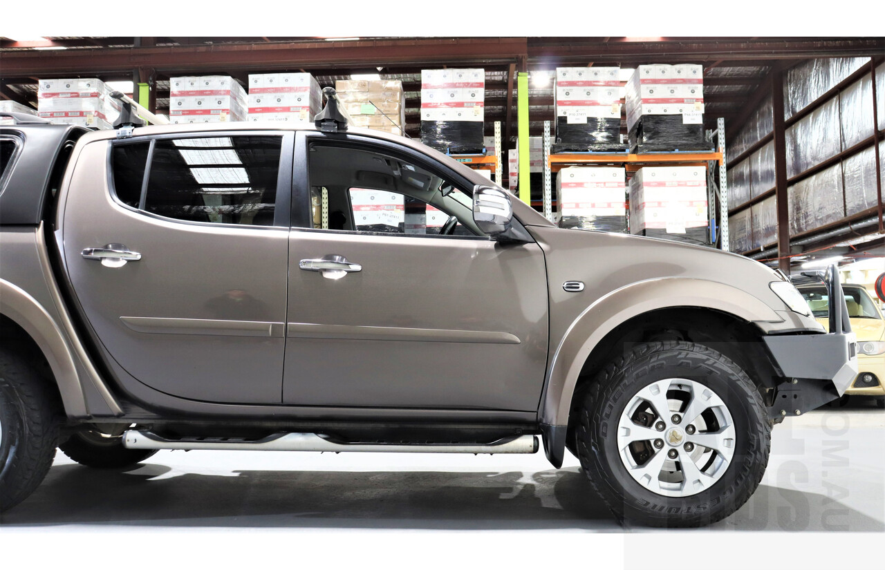 2/2013 Mitsubishi Triton Glx-R (4x4) MN MY13 Double Cab Utility Grey 2.5L