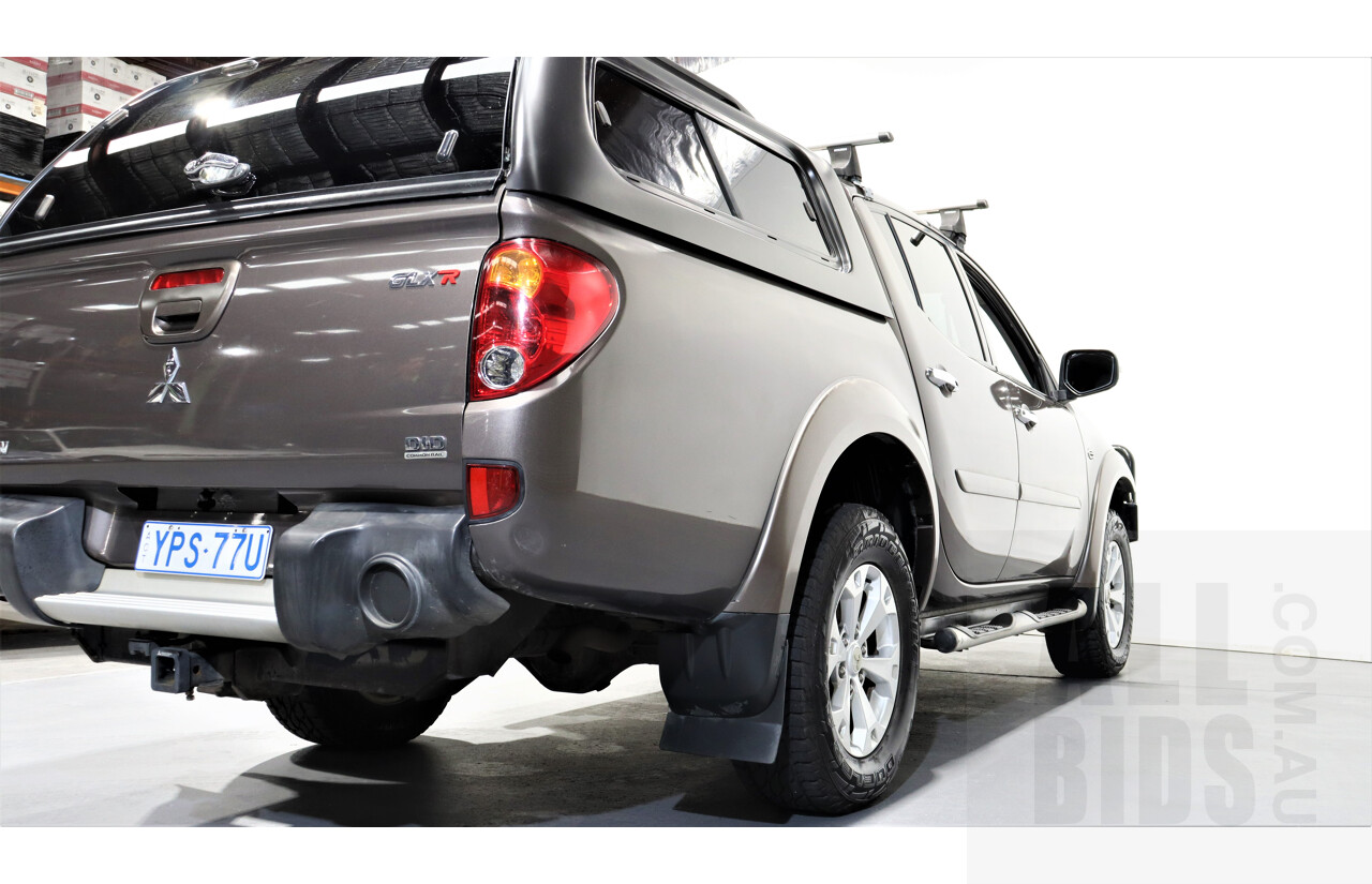 2/2013 Mitsubishi Triton Glx-R (4x4) MN MY13 Double Cab Utility Grey 2.5L