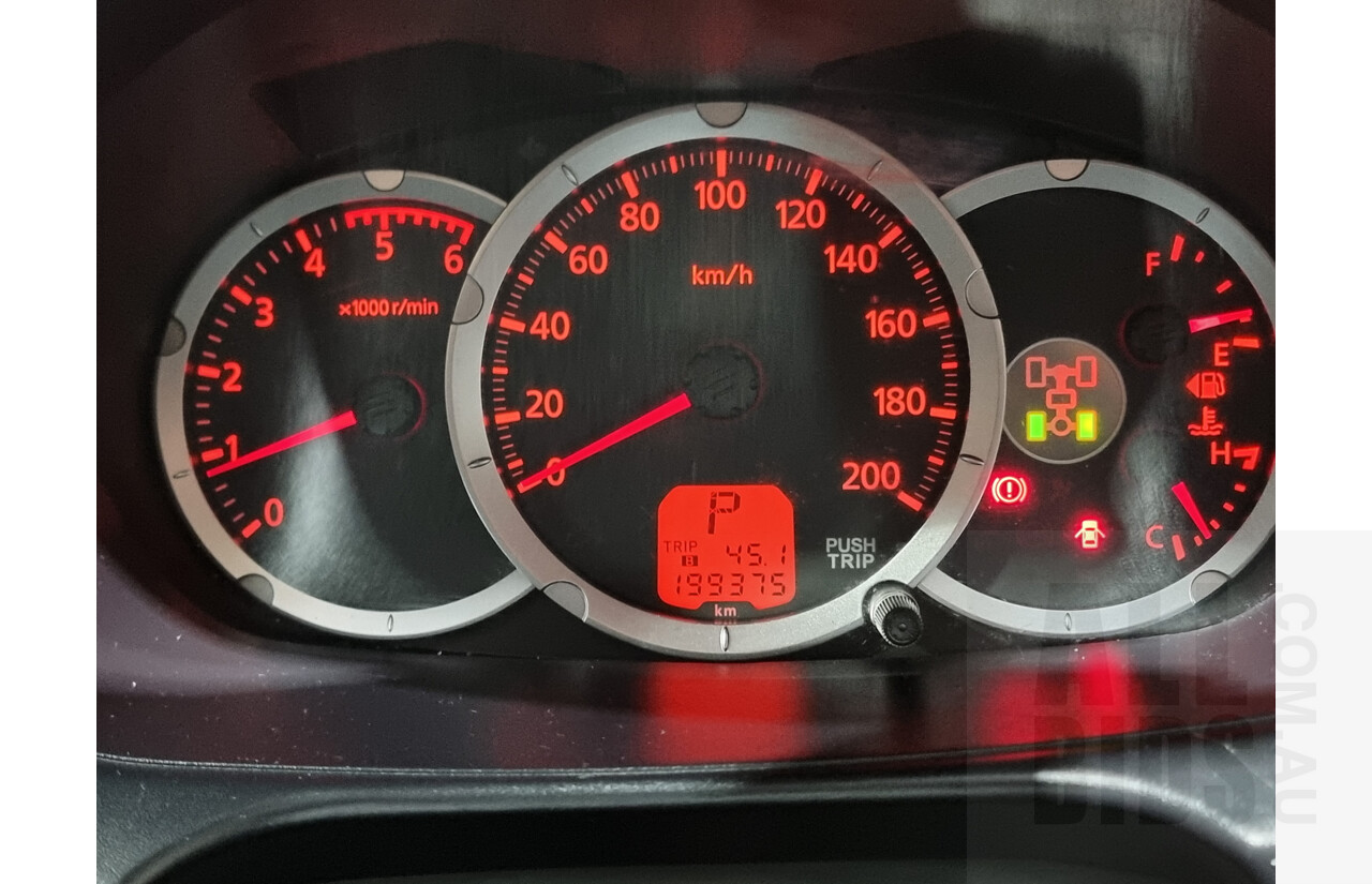 2/2013 Mitsubishi Triton Glx-R (4x4) MN MY13 Double Cab Utility Grey 2.5L