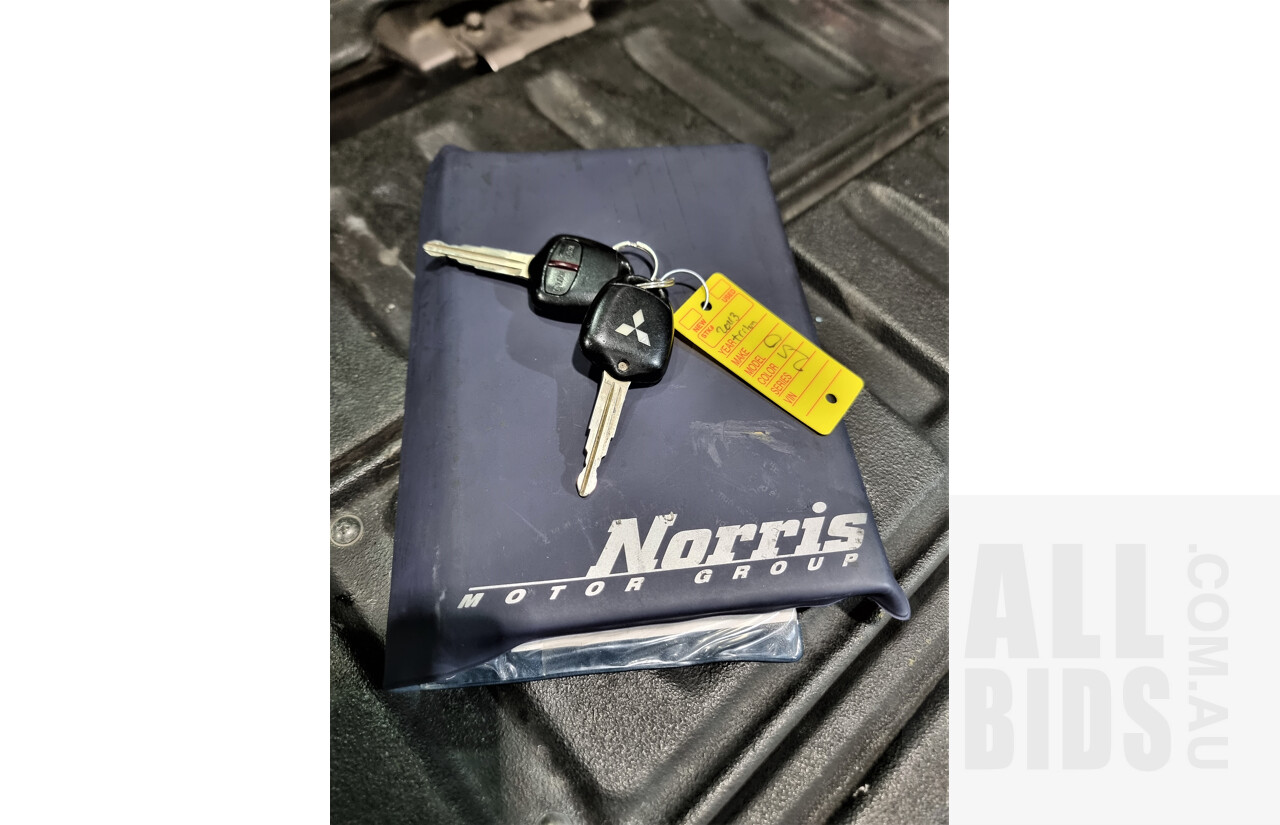 2/2013 Mitsubishi Triton Glx-R (4x4) MN MY13 Double Cab Utility Grey 2.5L