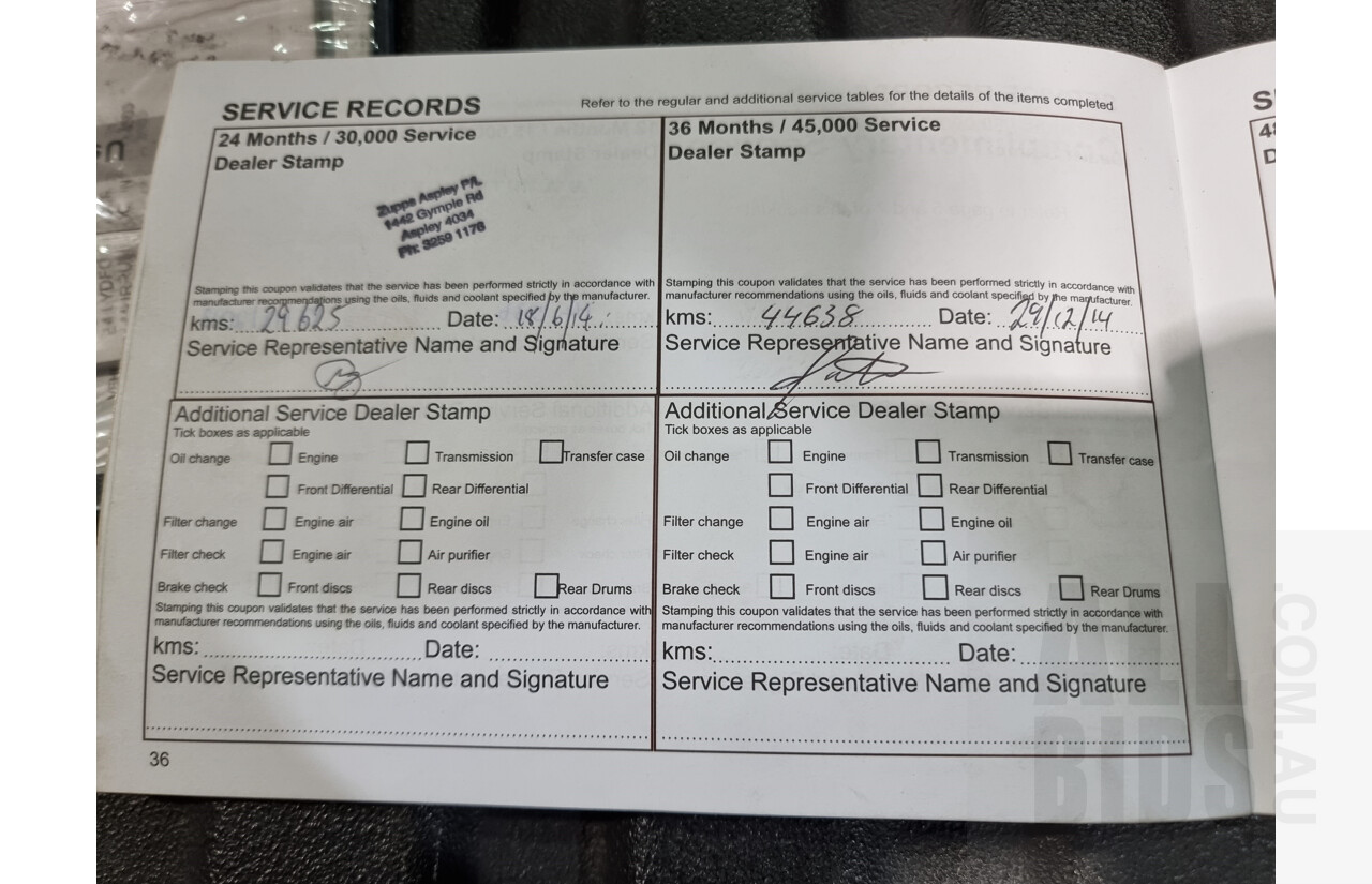 2/2013 Mitsubishi Triton Glx-R (4x4) MN MY13 Double Cab Utility Grey 2.5L