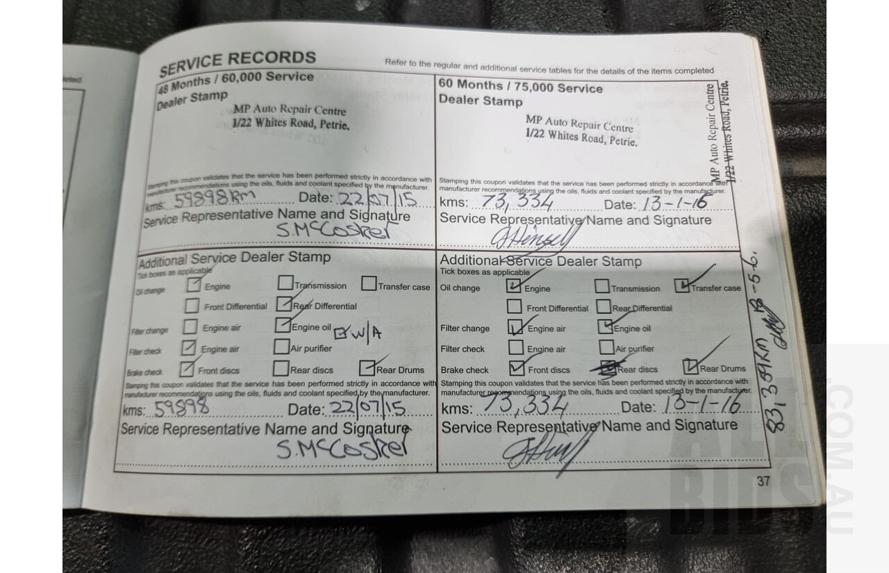 2/2013 Mitsubishi Triton Glx-R (4x4) MN MY13 Double Cab Utility Grey 2.5L