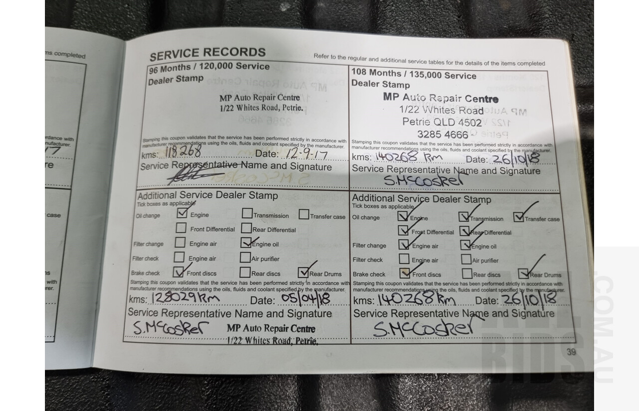 2/2013 Mitsubishi Triton Glx-R (4x4) MN MY13 Double Cab Utility Grey 2.5L